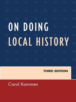cover image of On Doing Local History